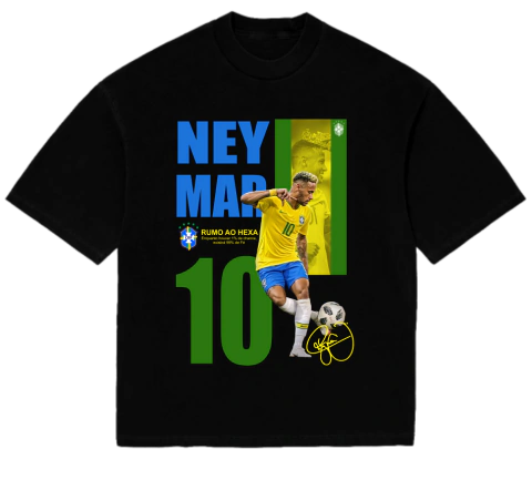 Camiseta Algodão - Copa (Neymar)