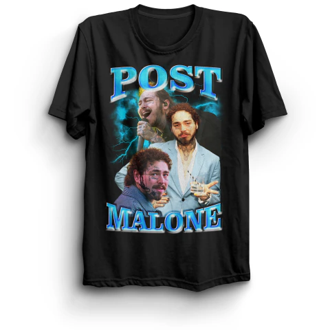 Camiseta Algodão - Post Malone