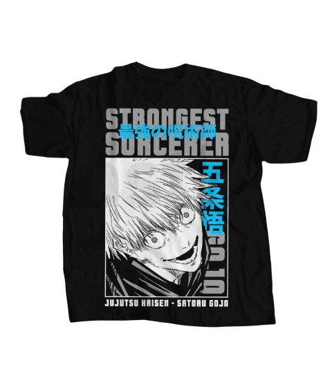 Camiseta Algodão - Satoru Gojo