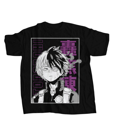 Camiseta Algodão - Todoroki