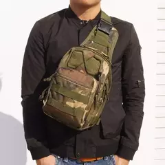 mochila de peito masculino, 900D Oxford, camping. na internet