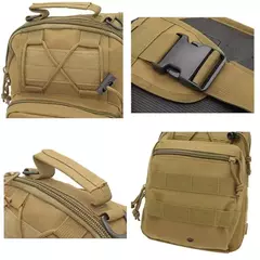 Imagem do mochila de peito masculino, 900D Oxford, camping.