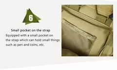 mochila de peito masculino, 900D Oxford, camping. - loja online