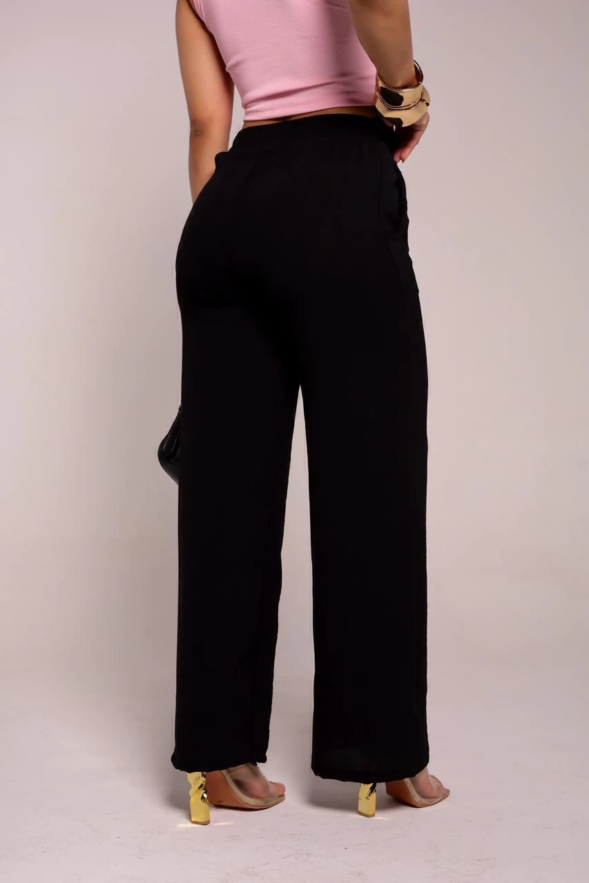 Calça Pantalona - Preta