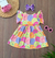 Vestido manga Pompom/ smile