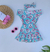 Vestido pet com turbante