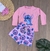 Conjunto stitch manga longa / short