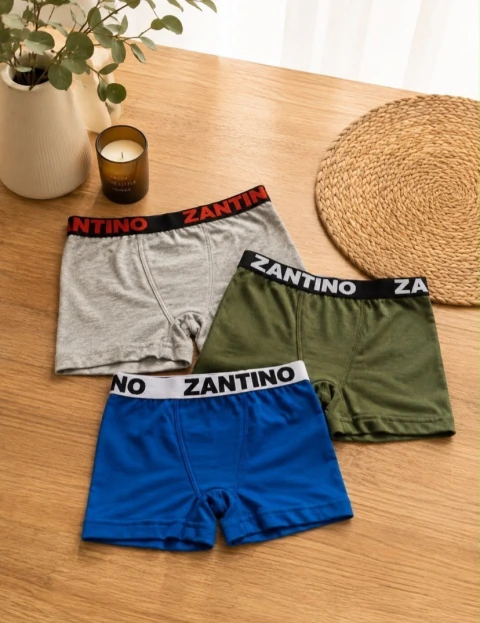 BOXER NIÑO PACK X 3