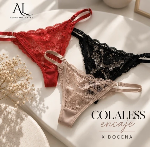 DOCENA COLALESS ENCAJE