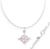 Collar Nudo de Bruja con circonias, plata .925 - comprar en línea
