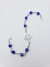 Pulsera ojito turco con nudo de bruja, plata .925