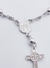 Pulsera Misterio San Benito de plata .925, 18 cm, Rosario de Pulsera