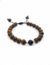 Pulsera Ojo de Tigre con Obsidiana y cuentas de plata .925 - tienda en línea
