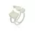 Anel regulável quartzo branco - comprar online