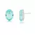 Brinco oval topazio sky G - comprar online