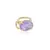 Piercing fake oval lavanda - comprar online