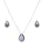 Conjunto gota tanzanita - comprar online