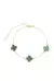 Pulseira trevos esmeralda - comprar online