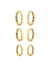 Argolinha fio quadrado liso - comprar online