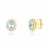 Brinco oval princess 11mm - comprar online