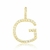 Pingente letra maxi ouro - comprar online