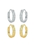 Dupla argola trançada - comprar online