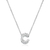 Colar letra cravejada - PRATA 925 - comprar online