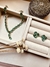 Conjunto oval esmeralda - comprar online