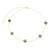 Colar trevo verde - comprar online