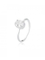 Anel solitário oval - Prata 925 - comprar online