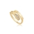 Anel snake cravejado - comprar online