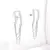 Brinco corrente cravejado - comprar online