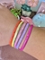 Pulseira malha colorida na internet