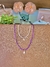 Colar nylon roxo gotinha - comprar online