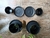 Set de Taza y Plato de Café Luxor Black