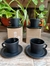 Set de Taza y Plato de Café Luxor Black - tienda online