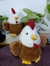 Peluches Gallina 30 cm - Mapache Home & Deco