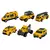 Set De 6 Autos Die Cast Metalicos De Construcción 1:64 - comprar online