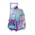 Mochila Carro 18 Girls Soccer Con Luz Led Color Plata Footy - comprar online