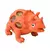Muñeco Dinosaurio Squishy Triceratop Naranja Original Ditoys