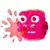 Muñecos Slime Cartoon Monsters Tiki Rojo/Rosa Ditoys