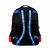 Mochila Escolar Espalda 18" Con Luz Led Pelota Rojo Negro Footy