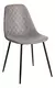 Silla Comedor Cocina Joy Estructura Tapizada Ecocuero X4 Und Estructura De La Silla Negro Asiento Gris Diseño De La Tela Eco Cuero - comprar online