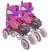 Rollers Convertibles en Patines 3 en 1 con Bolsa Transportadora Talle S Fiat 500 Fucsia en internet