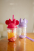 Vaso Con Tapa Y Moño 350 Ml Colores - Tengo Todo