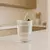 Vaso De Vidrio Tornasolado Con Tapa Y Sorbete De Vidrio 420 Ml - Tengo Todo