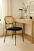 Silla Pottery De Comedor Pana Velvet Antimanchas Estructura Hierro Pintado Al Horno