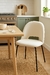 Silla Comedor Cocina Mylo Tapizado Terciopelo Velvet Estructura Negro Asiento Beige - comprar online