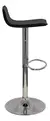 Banqueta Stick Regulable Asiento Tapizado En Ecocuero Blanco - comprar online