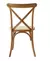 Silla De Comedor Cocina Cross De Madera Esterilla De Rattan Estructura Roble - tienda online